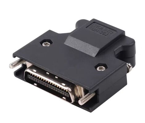 SCSI Connector SM-14P/20/26/36P/50P Full Metal Box 1000V Voltage Rating Compatible with Mitsubishi/Yaskawa Servo