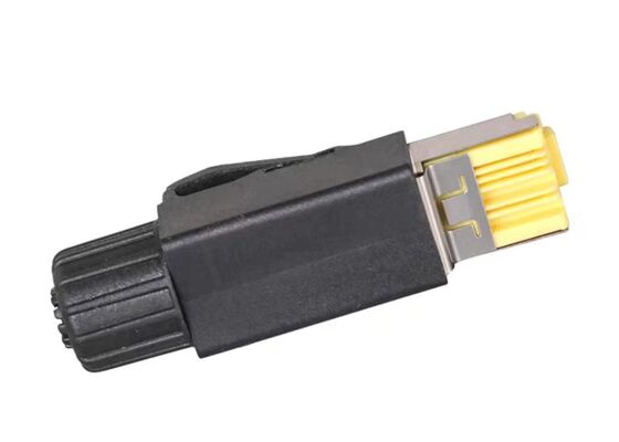 4-core Crystal Head Profinet Industrial Grade RJ45 Communication Bus Connector SM-RJ45H-4D