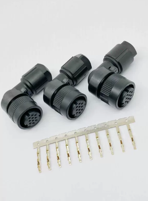 FANUC 4PIN 10PIN straight, Angel type, Soldering or Crimp type, JN2DS10SL1 JN2FS10SL1 FCR-20F
