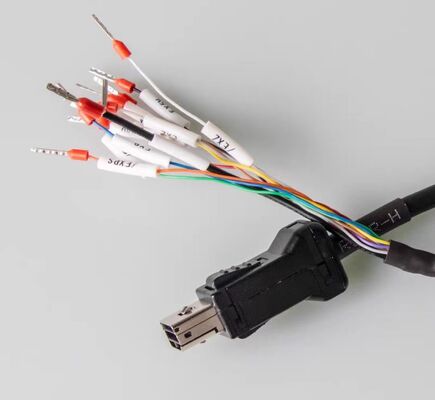 10 Core Servo Motor Connector Compatible with A4/A5/A6 Servo Drivers Featuring Silver and Golded Pin Options