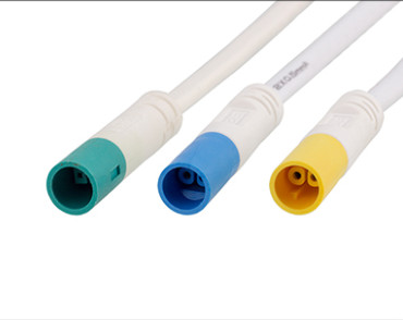 LED Female Socket Led Light Connectors Waterproof IP65 250V / 6A Connector