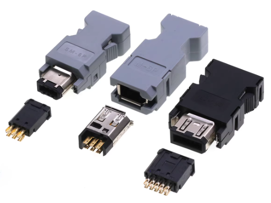 Moog ITT Servo Motor Connector with 1000V Voltage Rating Silver and ...