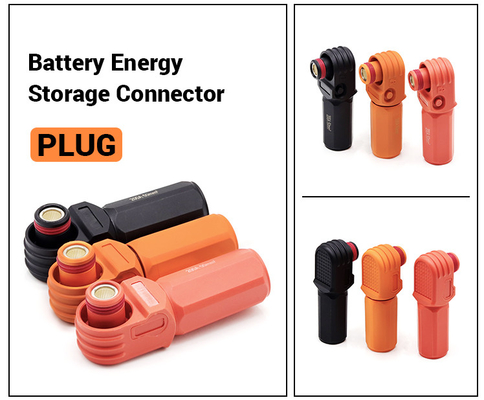 120A 250A Energy Storage Plug Connector With Plastic Insulation Plug Type