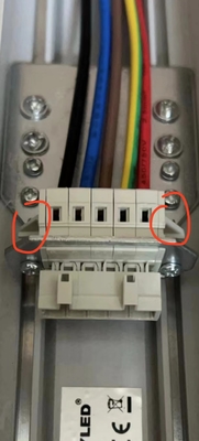 White Plastic 650 series  Led Light SMT Connector 5 Poles Rated 15A 300V 15.0mm Center Space