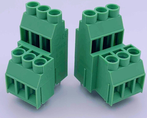 RD950A terminal block 3PX2 LEVEL total 6pin  green color