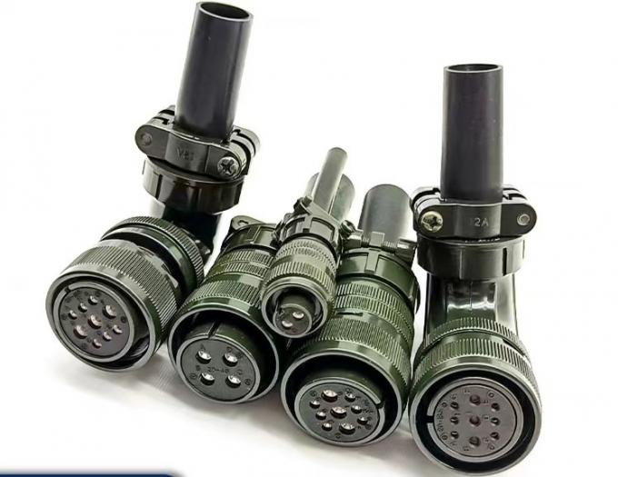 Voltage Rating 1000V Servo Motor Connectors Crimp / Solder Termination Type