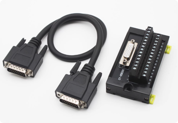 Delta B3-E/-F/-M series servo driver CN1 connector terminal module DB26 ...