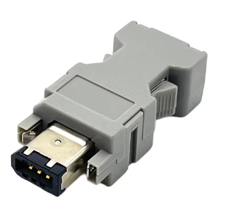 Moog ITT Servo Motor Connector with 1000V Voltage Rating, Metal/Plastic ...